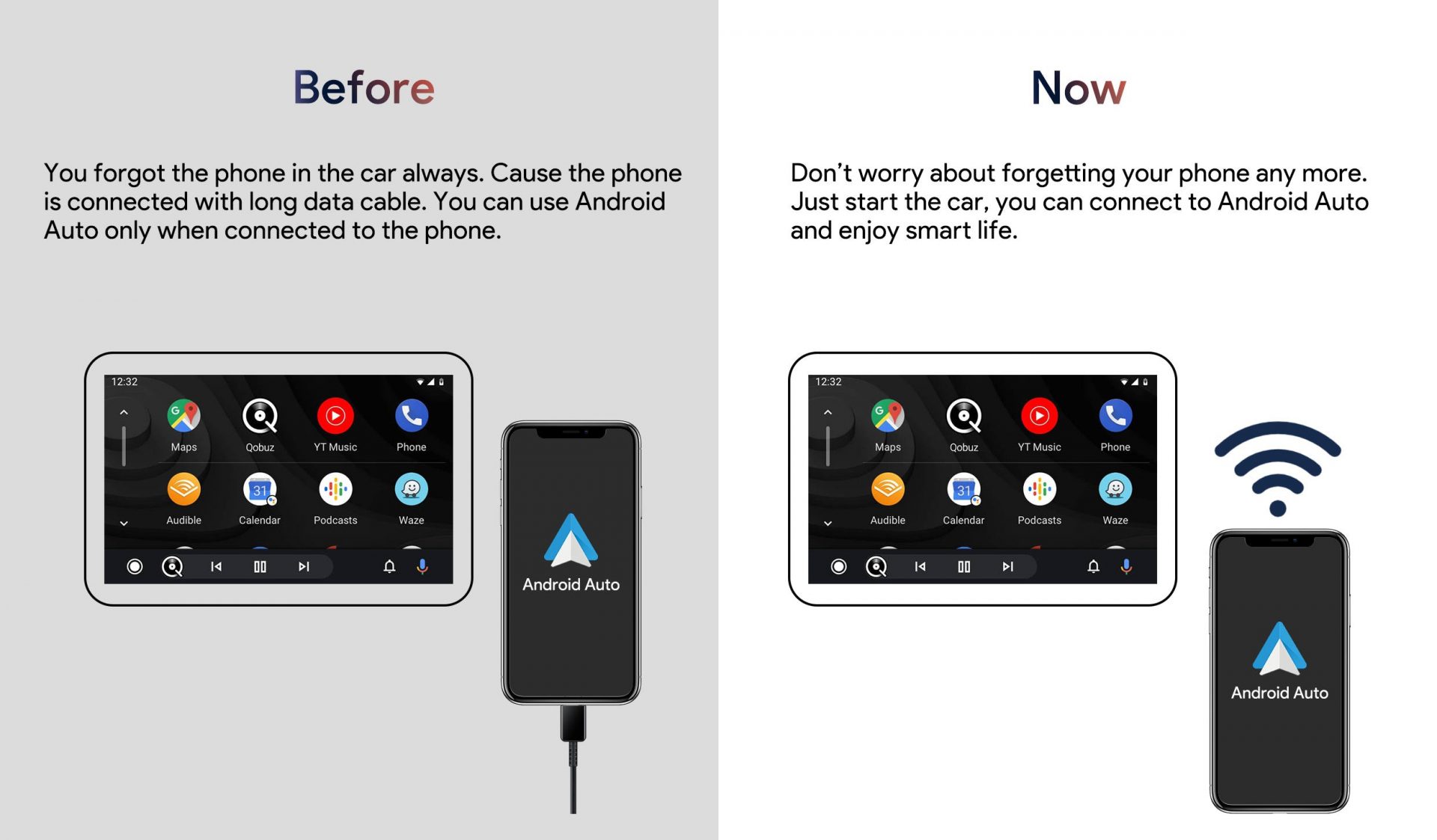 Carlinkit A2A Wireless Android Auto Adapter For Car With Factory Wired Android Auto - Image 8