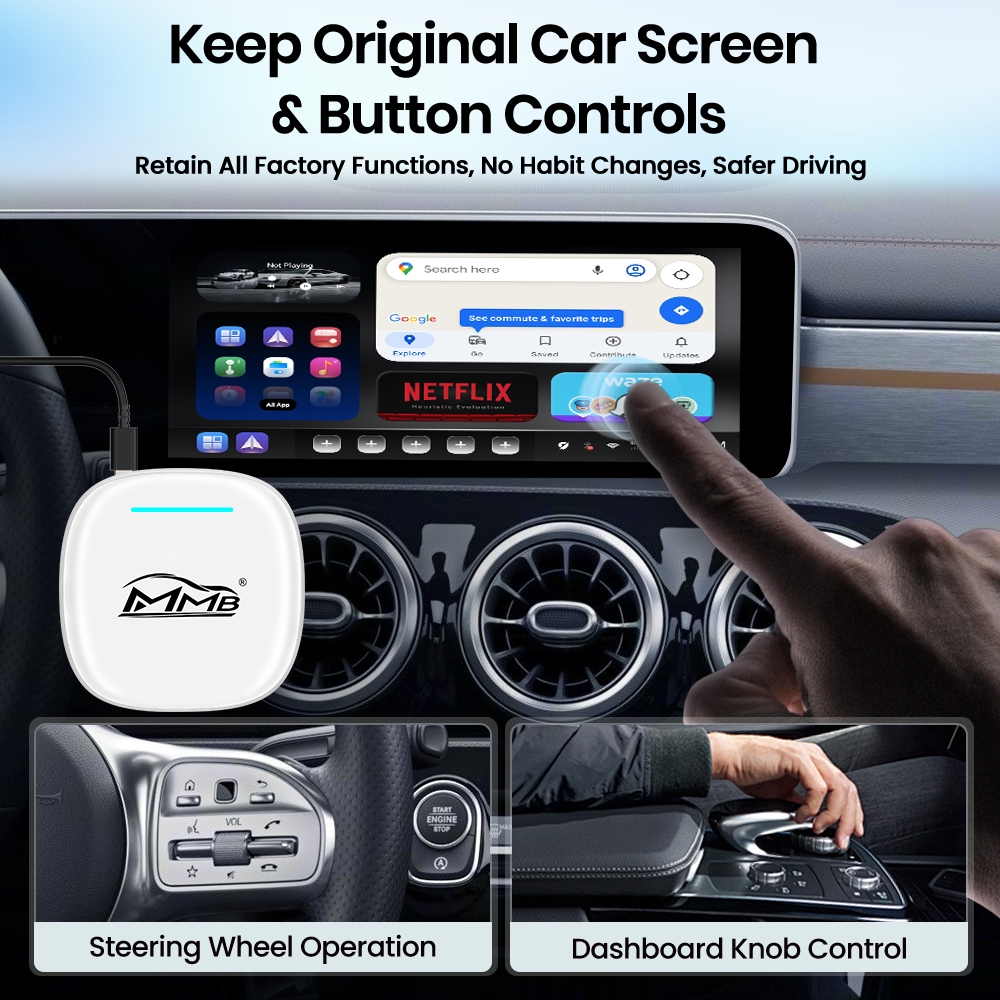 Max Ultra AI Box - Qualcomm 8-Core QCM6350, Android 15, 8GB RAM + 128GB ROM, 4G LTE, Split Screen Multimedia Adapter - Image 2