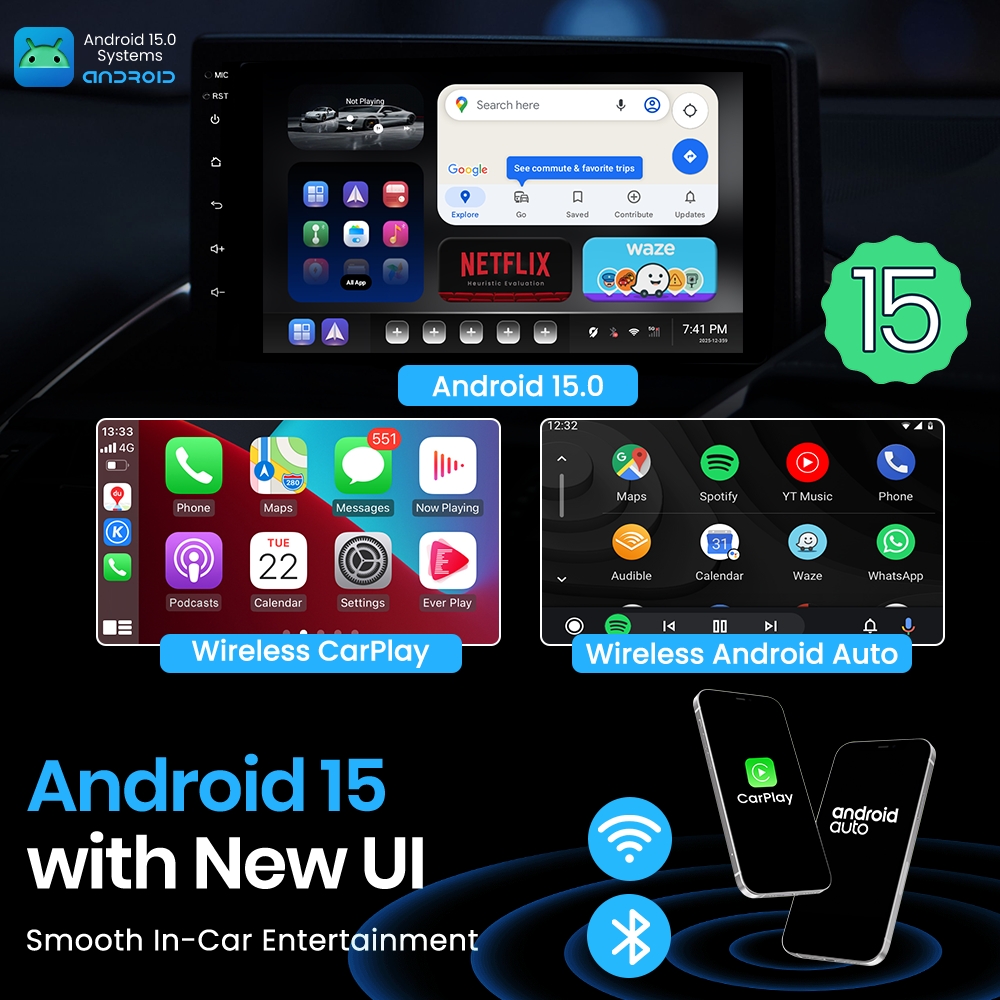 Max Ultra AI Box - Qualcomm 8-Core QCM6350, Android 15, 8GB RAM + 128GB ROM, 4G LTE, Split Screen Multimedia Adapter - Image 3